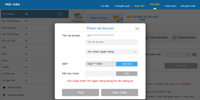 Thực hiện các bước rút tiền từ nhà cái Kubet chỉ với 4 bước đơn giản